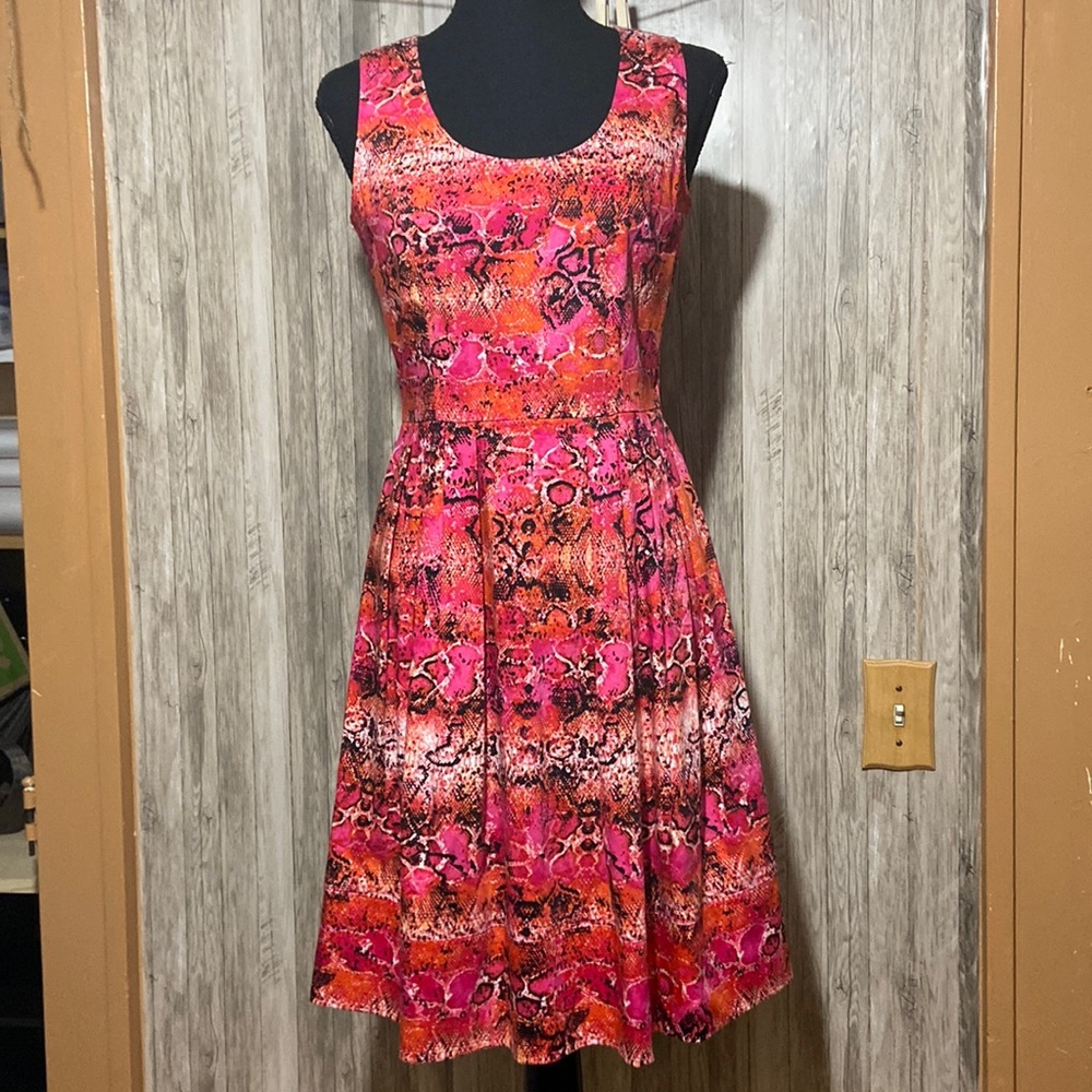 Calvin Klein Snake Print Dress
